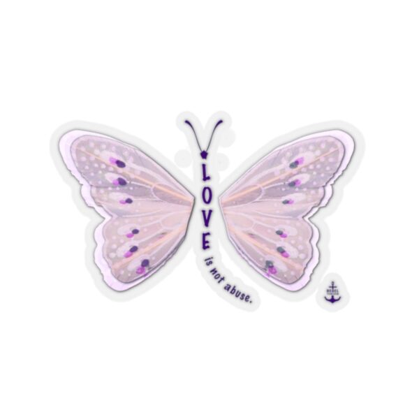 Love is Not Abuse Stickers