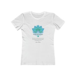 Hope Blooms Women's Tee Blue