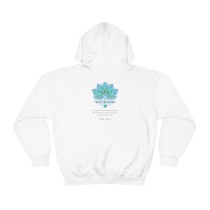 Hope Blooms Unisex Hoodie Blue