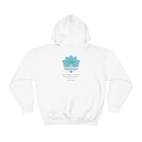 Hope Blooms Unisex Hoodie Blue