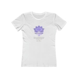 Hope Blooms Women's Tee Purple