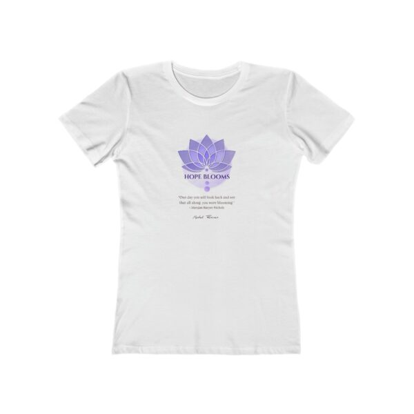 Hope Blooms Women's Tee Purple