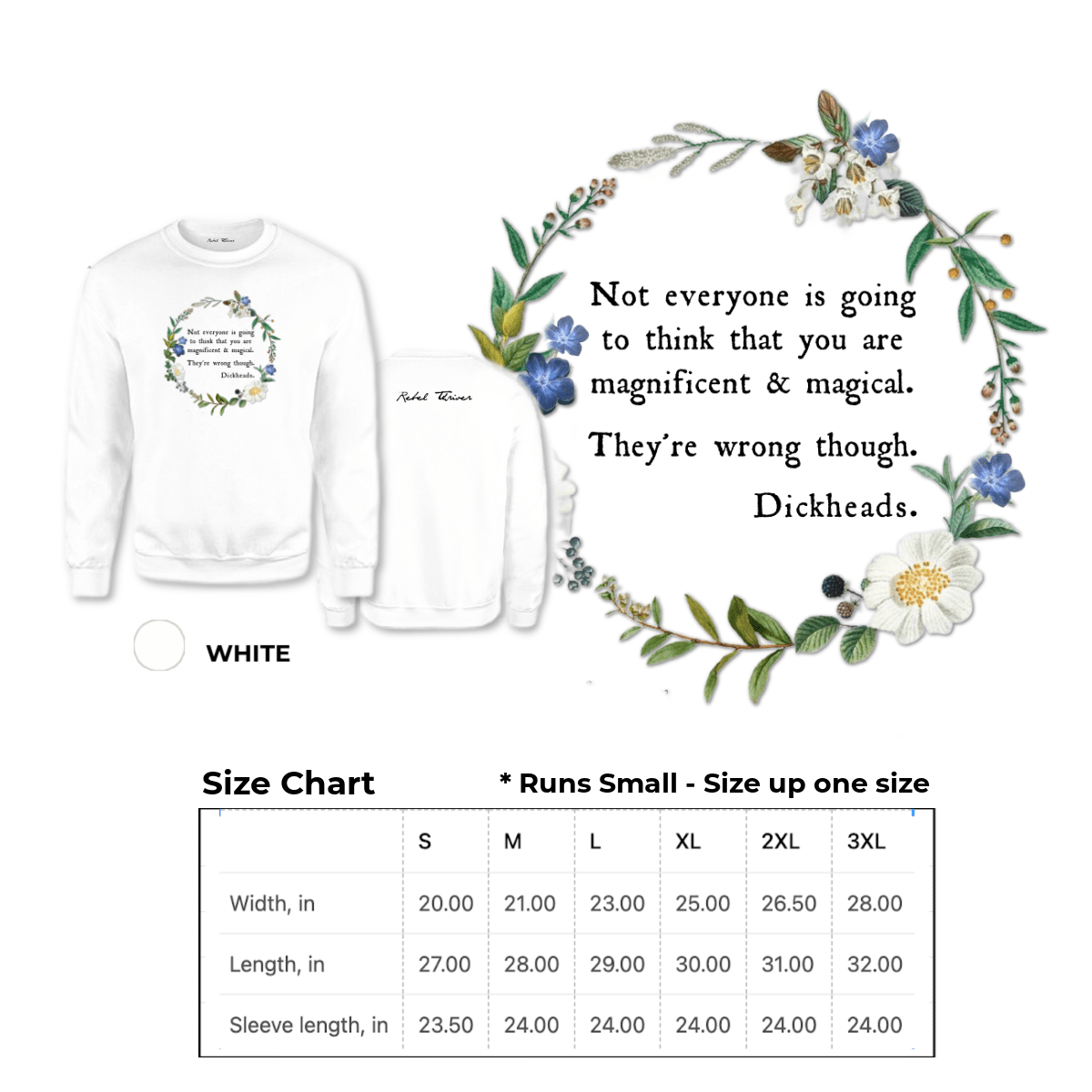 Dickheads sweatshirt Tech Info copy